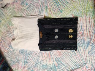 Lote 2 blusas algodón
