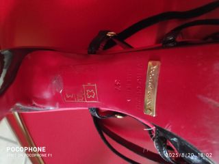 Sandali schiava Dolce & Gabbana pelle neri rossi