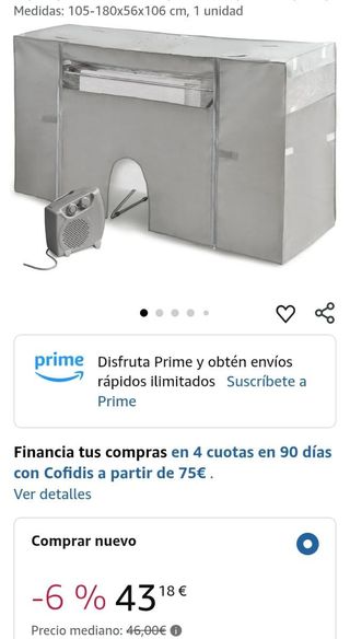 Rayen Cubre Tendedero con Calefactor Secado Rápido
