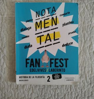 Libro de filosofía de 2° de bachillerato Edelvives