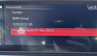 Actualización Navegación BMW Europa WAY 2025