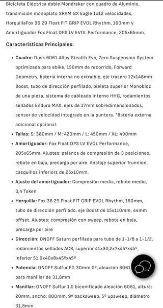 Mondraker Dusk R Talla M