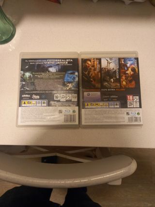 2 Juegos PS3 Call of Duty Modern Warfare y Black O