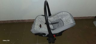 Kit Carro Bebé 4 Piezas Gris