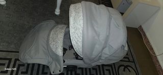 Kit Carro Bebé 4 Piezas Gris