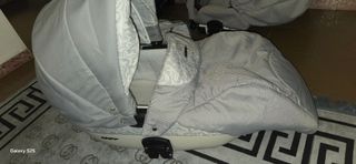Kit Carro Bebé 4 Piezas Gris