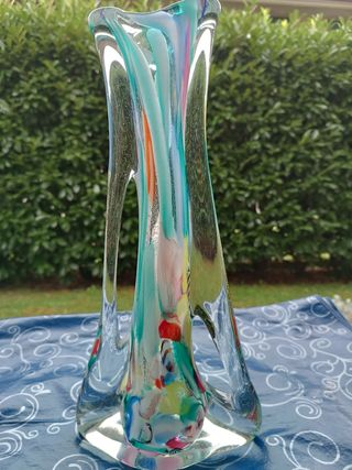 Murano Arte del Vetro Vaso Grande Vintage anni 50