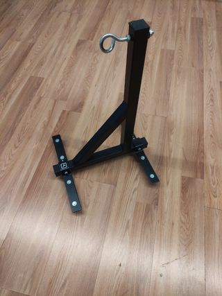 Soporte Saco Boxeo Negro