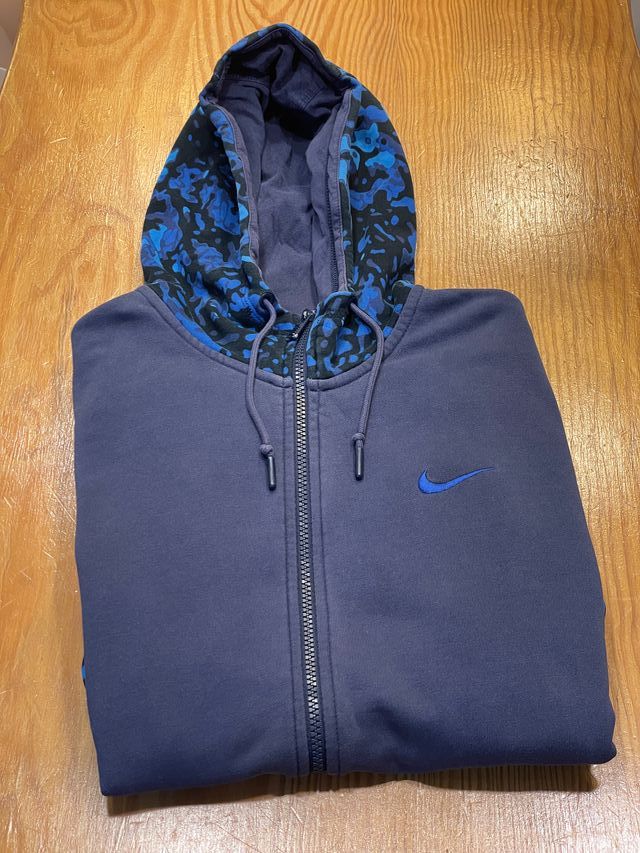 Sudadera Nike Azul con Capucha