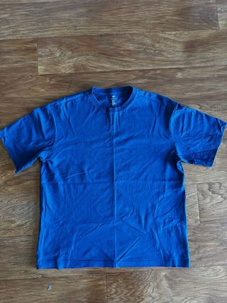 Camiseta H&M Oversize Azul