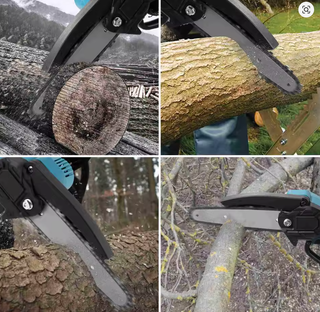 Motosega Elettrica 6'' con 2 Batterie + Trapano