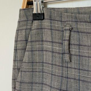 Pantaloni scozzesi Zara grigi leggeri