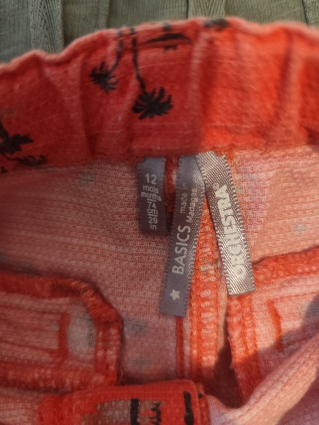 Lote 17 pantalones bebé (hasta 12 meses)