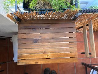 Mesa plegable madera balcón