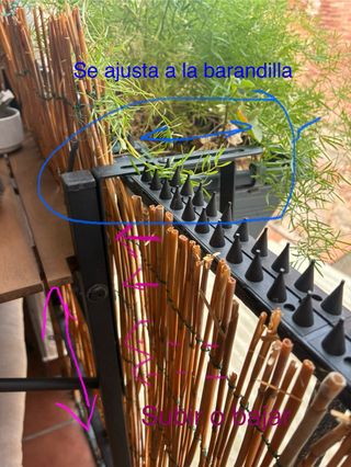 Mesa plegable madera balcón