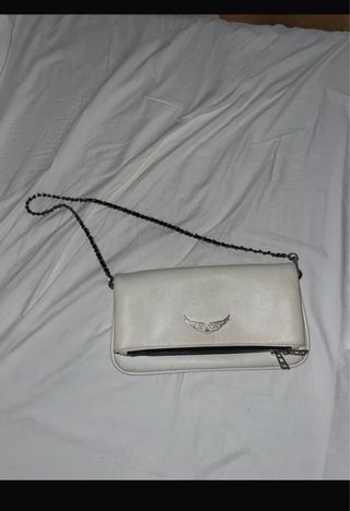 Bolso Zadig & Voltaire Blanco y Plateado