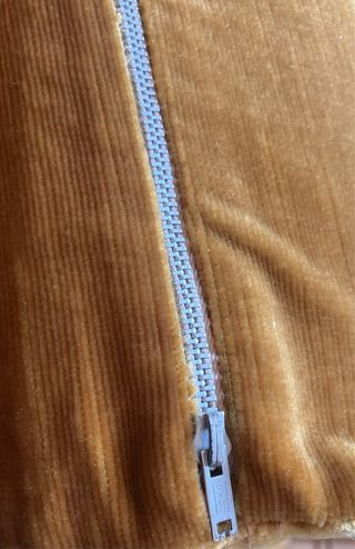 Divano letto velluto ocra anni 70