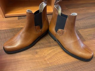 Botines de cuero marrón sin estrenar