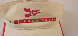 Visiera Luna Rossa Vintage Y2K Beige/Rosso