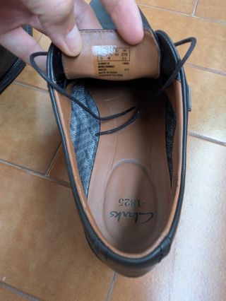 Zapatos Clarks Hombre Negros