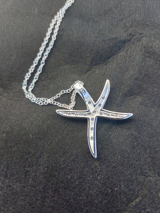 Collar Estrella Plata Circonitas