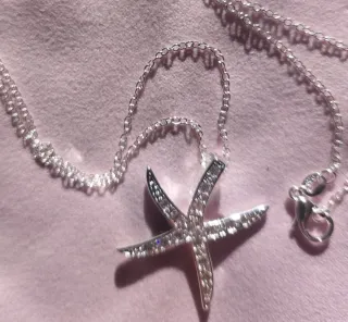 Collar Estrella Plata Circonitas