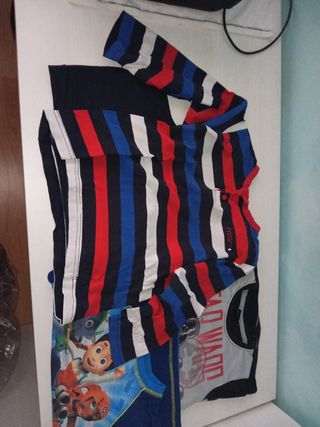 1 Pijama + 2 Camisetas de pijama largas 6 años