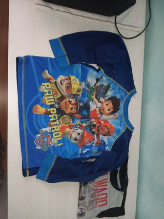 1 Pijama + 2 Camisetas de pijama largas 6 años