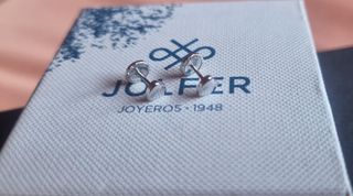 Pendientes / piercing Corazón Oro Blanco 18k