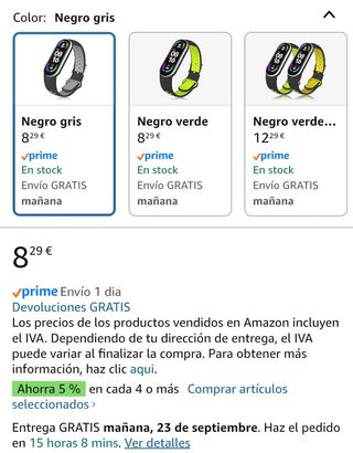 Xiaomi Mi Smart Band 5 Negra