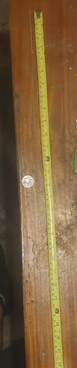 Cadena Plata con Medalla Virgen Niña