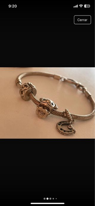 Pulsera Pandora Plata