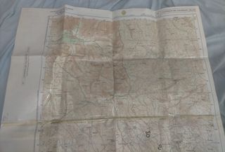 Mapa cartografía militar de España. Ver fotos.