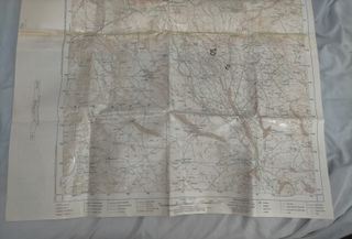 Mapa cartografía militar de España. Ver fotos.