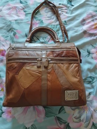 Bolso D&G Marrón Patchwork