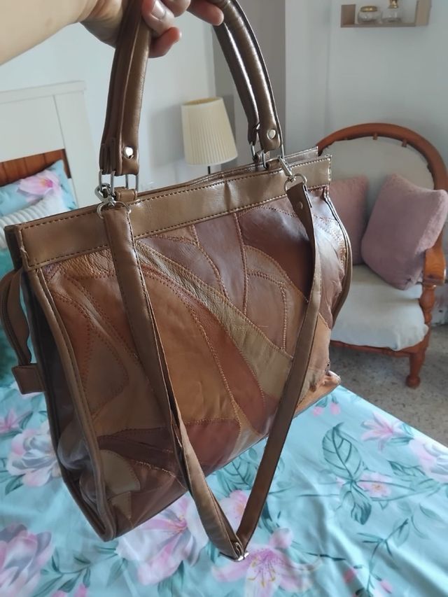 Bolso D&G Marrón Patchwork