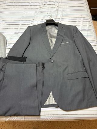 Traje Zara Man Gris Celebración