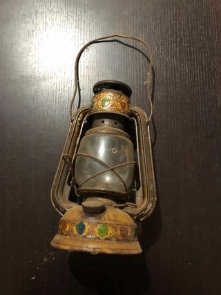 Lampada a olio/cherosene vintage
