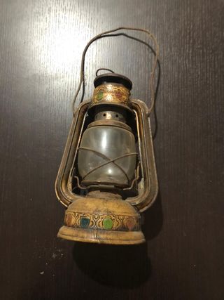 Lampada a olio/cherosene vintage