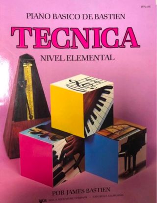 Libro Piano Bastien Técnica Nivel Elemental