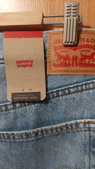 Falda Larga Vaquera Levi's Azul