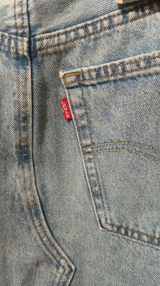 Falda Larga Vaquera Levi's Azul