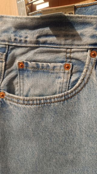 Falda Larga Vaquera Levi's Azul
