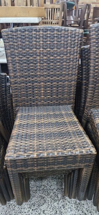 27 Sillas Ratan Sintetico Interior/Exterior