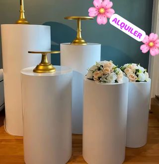 ALQUILER JUEGO CILINDROS + BANDEJAS DECORATIVAS