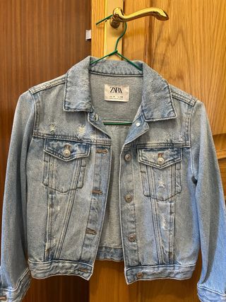 Chaqueta Vaquera Zara Niña Talla 8 años 