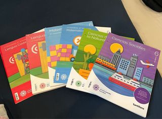 lote de libros santillana para 6 de primaria nuevo