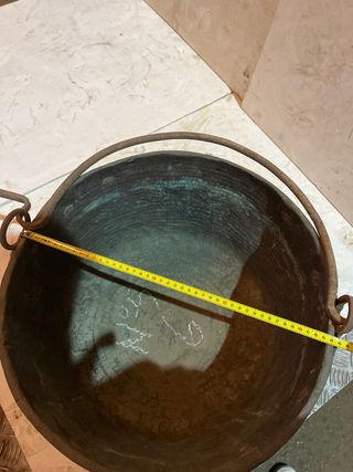 Calderos de cobre antiguos venta persona
