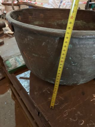 Calderos de cobre antiguos venta persona