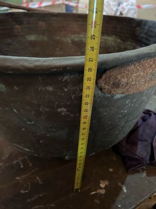 Calderos de cobre antiguos venta persona